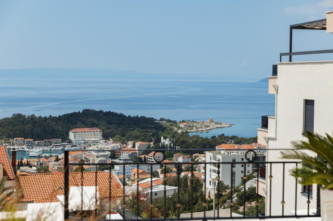 Villa Smaragd - Lapis - Luxury Apartment With Shared Pool Makarska Buitenkant foto