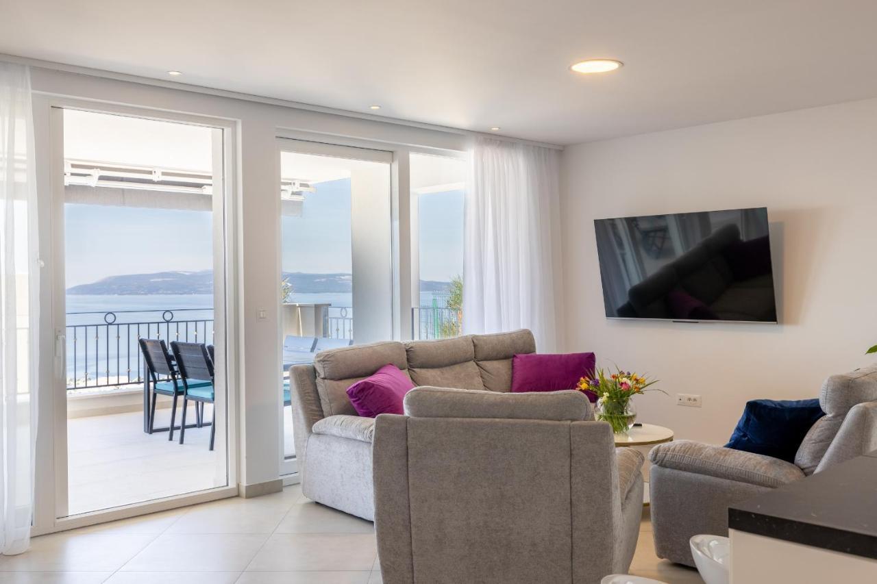 Villa Smaragd - Lapis - Luxury Apartment With Shared Pool Makarska Buitenkant foto