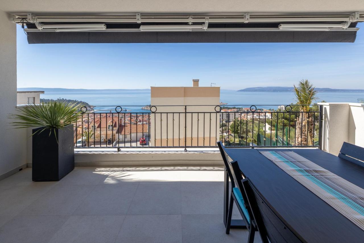 Villa Smaragd - Lapis - Luxury Apartment With Shared Pool Makarska Buitenkant foto